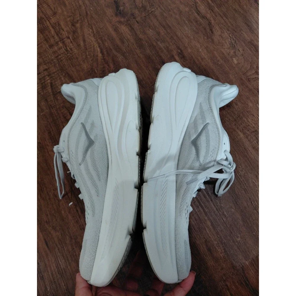 Size 11B - Hoka One One HOKA Bondi 9 Stardust Silver Womens Sneakers